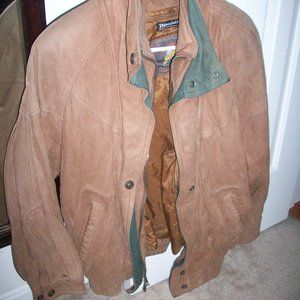 Vintage 80's Bomber Jacket Wilson's Leather Adventure Bound Men's M Brown Suede